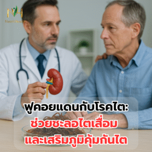ฟูคอยแดนกับโรคไต: ช่วยชะลอไตเสื่อม และเสริมภูมิคุ้มกันไต