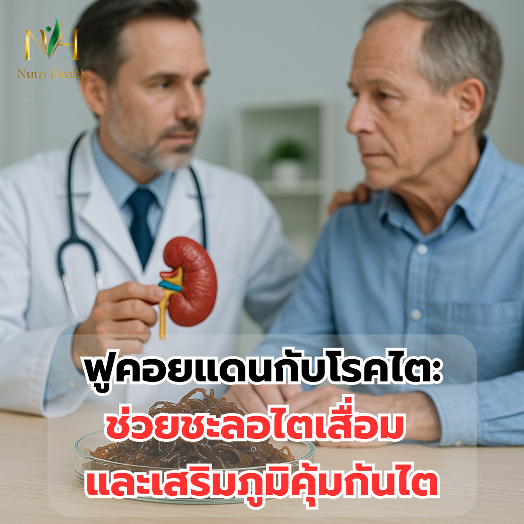 ฟูคอยแดนกับโรคไต: ช่วยชะลอไตเสื่อม และเสริมภูมิคุ้มกันไต