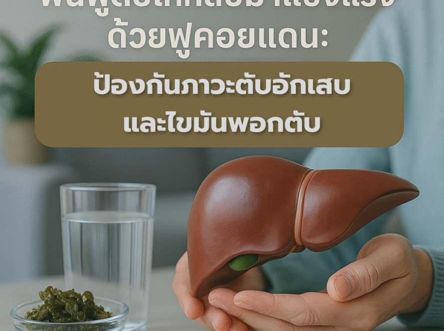 ฟื้นฟูตับให้กลับมาแข็งแรงด้วยฟูคอยแดน: ป้องกันภาวะตับอักเสบและไขมันพอกตับ
