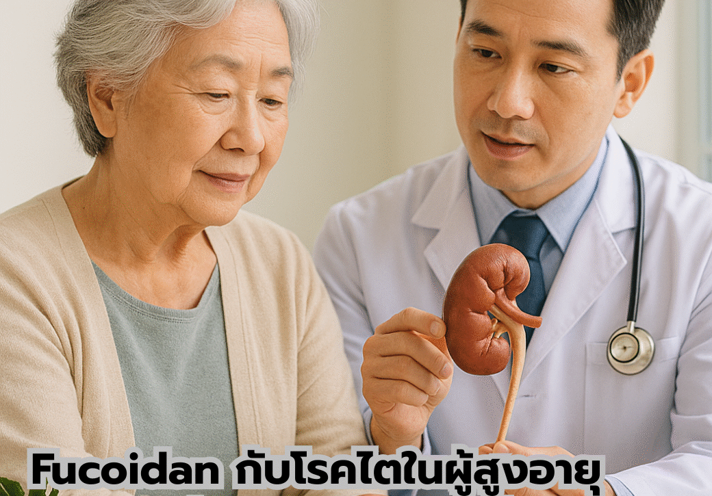 Fucoidan กับโรคไตในผู้สูงอายุ ชะลอไตเสื่อม และลดความเสี่ยงฟอกไต
