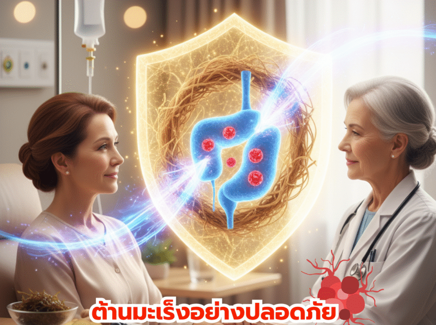 ต้านมะเร็งอย่างปลอดภัย บทบาทของฟูคอยแดนควบคู่เคมีบำบัด