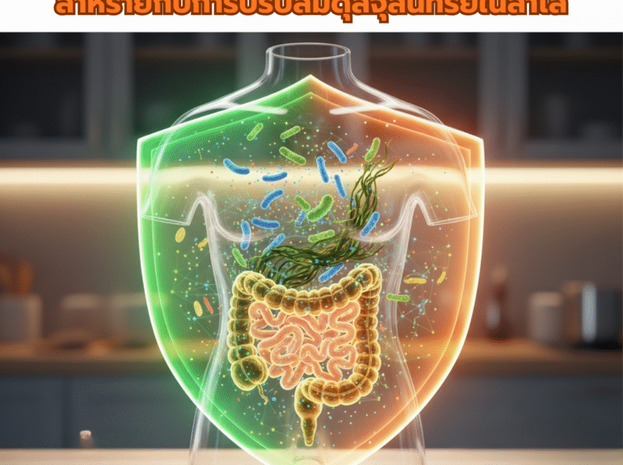 สุขภาพดีจากภายใน สาหร่ายกับการปรับสมดุลจุลินทรีย์ในลำไส้
