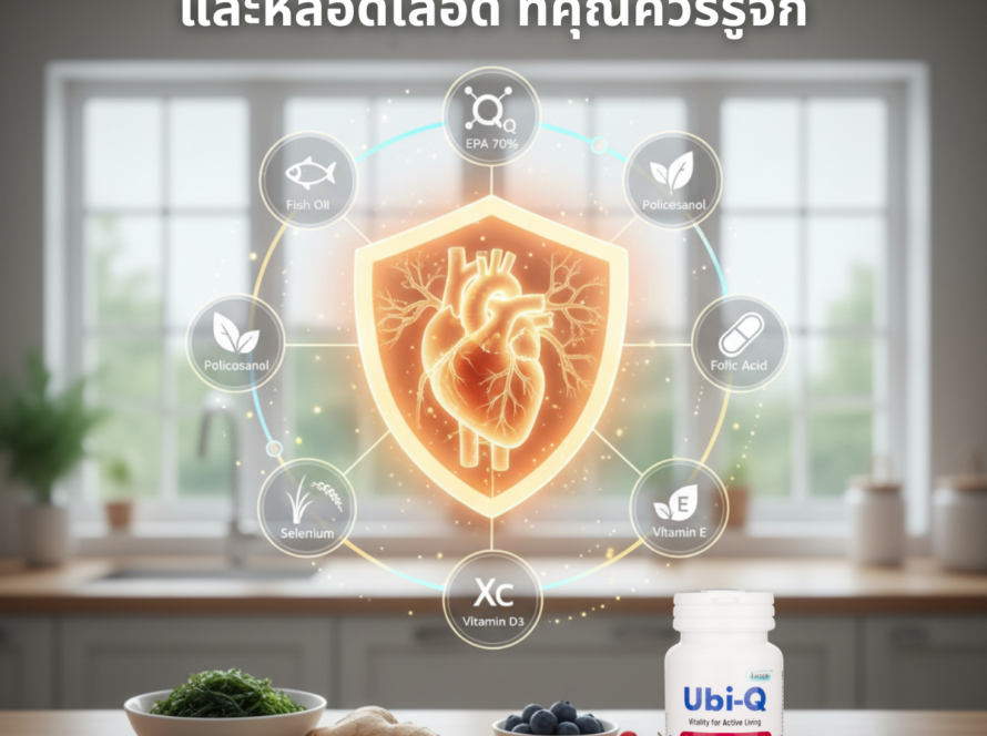 9 สารอาหารบำรุงหัวใจและหลอดเลือด ที่คุณควรรู้จัก