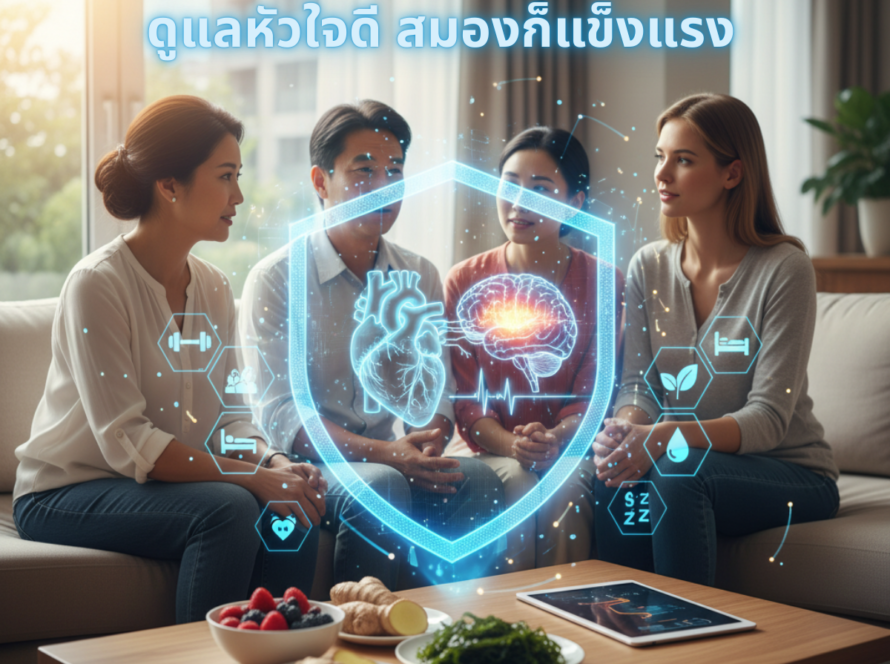 สุขภาพหัวใจเชื่อมโยงสมอง: ดูแลหัวใจดี สมองก็แข็งแรง