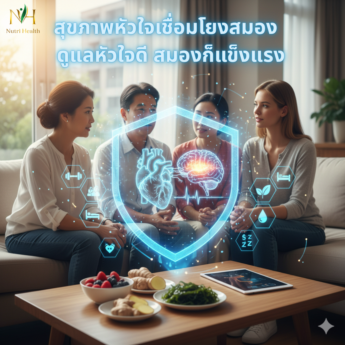 สุขภาพหัวใจเชื่อมโยงสมอง: ดูแลหัวใจดี สมองก็แข็งแรง