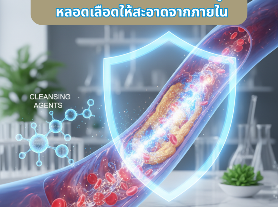 ลดความดัน–ลดไขมัน ด้วยการดูแลหลอดเลือดให้สะอาดจากภายใน