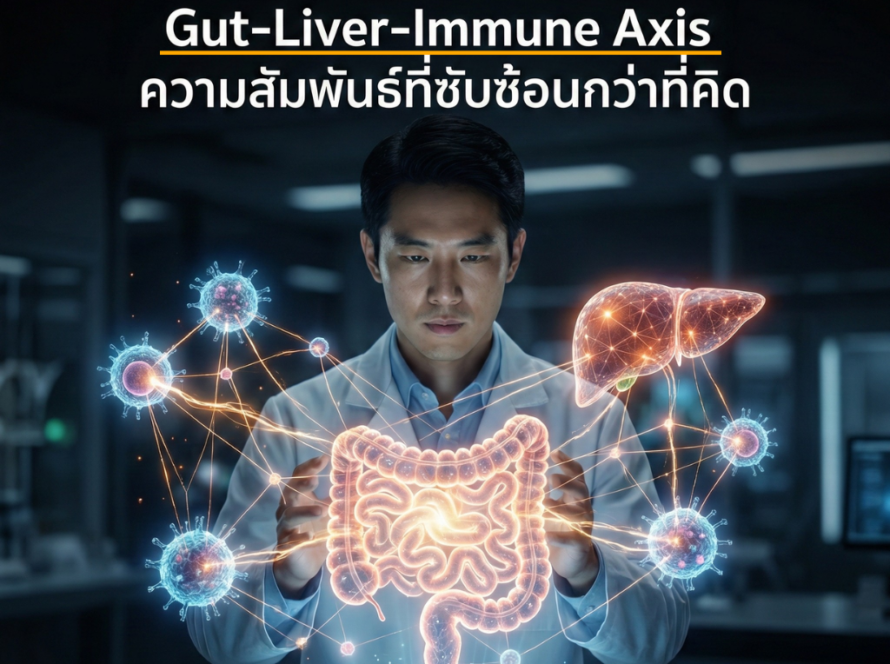 Gut–Liver–Immune Axis คืออะไร? Fucoidan กับความสมดุลลำไส้ ตับ และภูมิคุ้มกัน