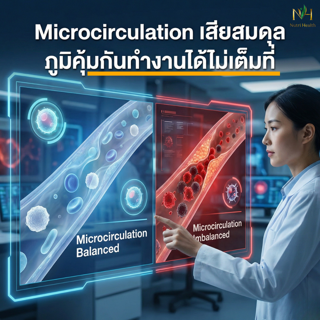 Microcirculation คืออะไร? ทำไมการไหลเวียนระดับเส้นเลือดฝอยจึงสำคัญต่อภูมิคุ้มกัน