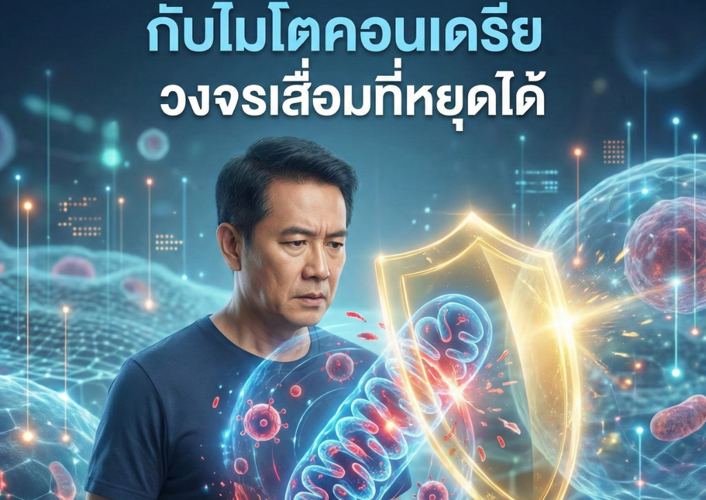 Oxidative Stress คืออะไร? ทำไมจึงเกี่ยวข้องกับพลังงานและความเสื่อม