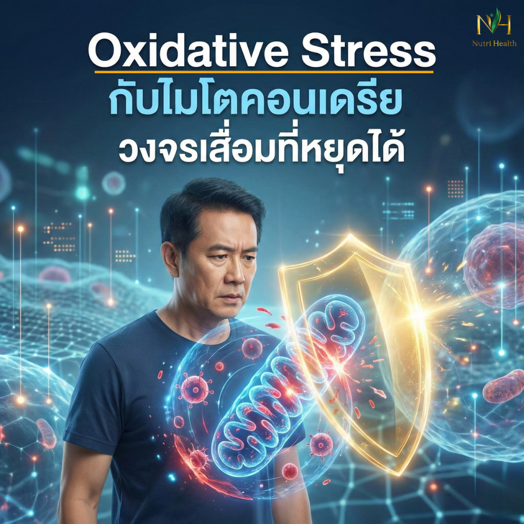 Oxidative Stress คืออะไร? ทำไมจึงเกี่ยวข้องกับพลังงานและความเสื่อม