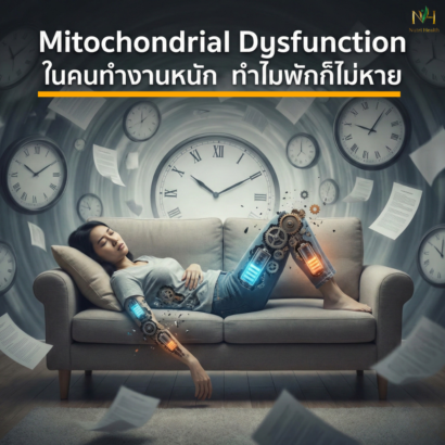 Mitochondrial Dysfunction ทำไมพักก็ไม่หายเหนื่อย