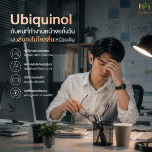 Ubiquinol กับคนที่ทำงานหน้าจอทั้งวัน แล้วสมองไม่ไหลลื่นเหมือนเดิม